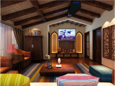 中坚一品小别墅东南亚风装修