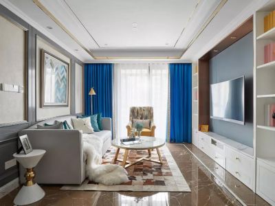 辰星优山美郡140平米混搭风格装修案例