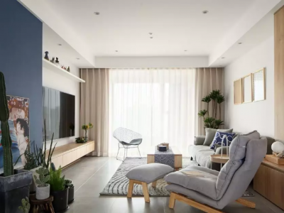 两居85平旧房翻新效果图案例