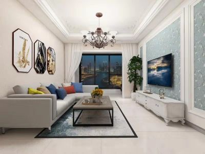 简约风90平米装修效果图案例