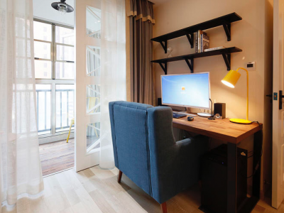 龙湾上城88平米欧式风格三居装修案例