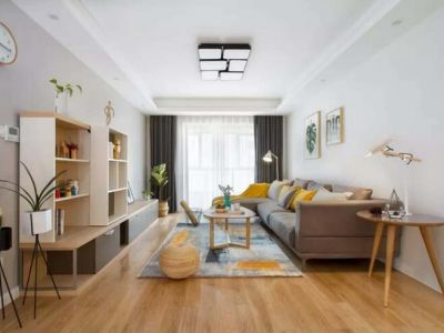 芊域溪源二居室装修北欧风格家装案例