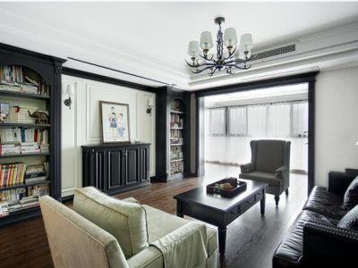 旭光光明城装修美式风格家装案例欣赏