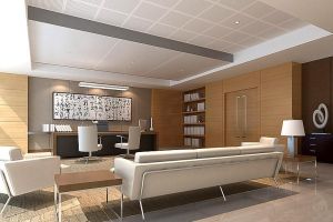 【上海杨艺装饰】办公室装修吊顶设计要注意什么