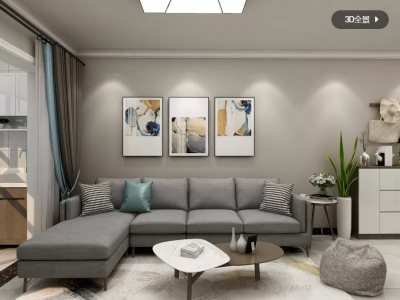 苏荷公馆77平米北欧风格三居室装修案例