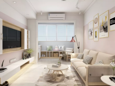 长江国际80平米北欧风格三居室装修案例