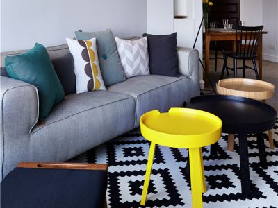 创源龙樾二居北欧风70平装修案例