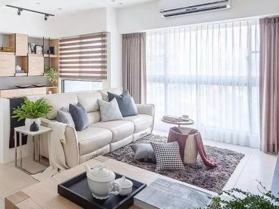 碧水华庭现代简约二居90平装修案例