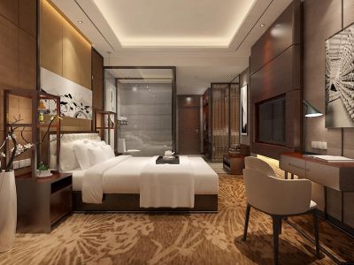 现代简约3000平酒店装修案例