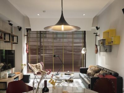 丁家庄燕舞园现代简约100平三居装修案例