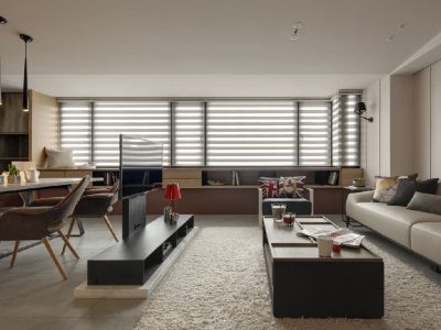 怡景花园北欧90平三居装修案例