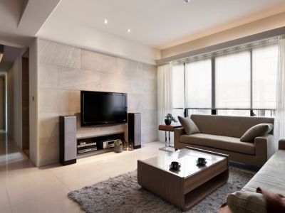 滨江嘉园现代简约三居110平装修案例