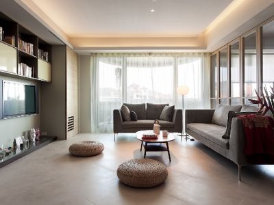 凤悦北园潮流混搭三居120平装修案例