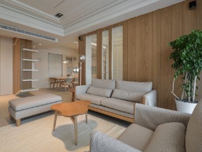 云燕园现代简约二居70平装修案例