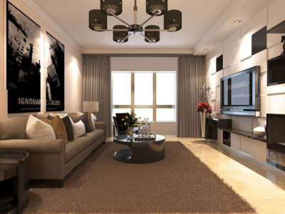 新世界150平米3居室现代简约风格装修案例