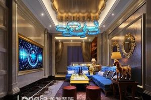 西安龙发装饰|300平米欧式古典风格，把实用和美观相结合