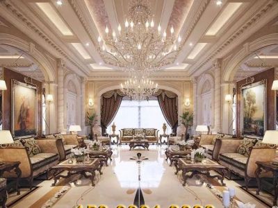 梅花山庄别墅500平欧式风格装修案例