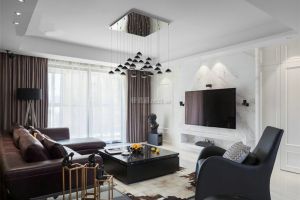 【烟台木清华装饰】烟台中海紫御公馆现代风格150平米装修效果图案例