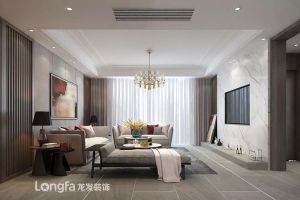 【西安龙发装饰】260平米新中式大平层，具有艺术气息的设计格调