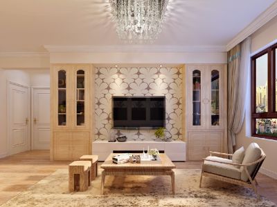 红星威尼斯庄园现代简约二居70平装修案例