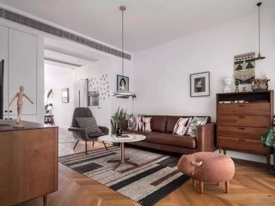 龙座北欧极简二居90平装修案例