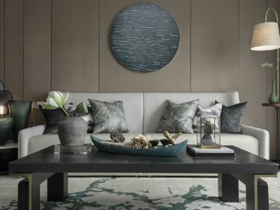 世茂意墅湾现代简约三居230平装修案例