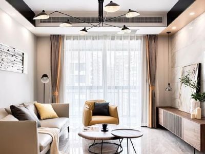 神州嘉园现代简约三居80平装修案例