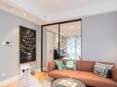 中基·礼域尚城北欧风二居90平装修案例