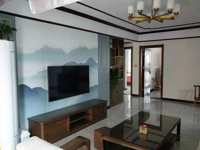 财富公馆新中式风格130平米三居室