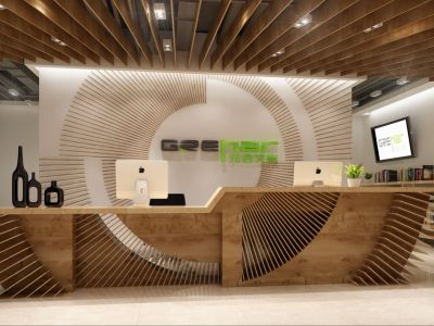 3600平米光合文旅集团办公室现代风格装修案例