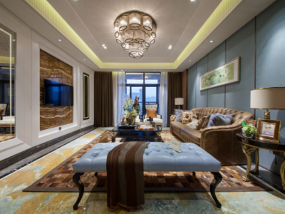 盛世华都112平米欧式古典风格三居室装修案例