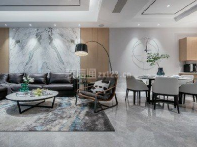 宏宇新城剑桥名门146平米现代风格三居室装修案例