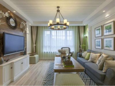 林凯城155平米四居室装修乡村美式风格案例