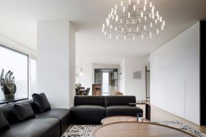 包头乐庭装饰:年轻人的房子能装修的这么稳重大气，真少见