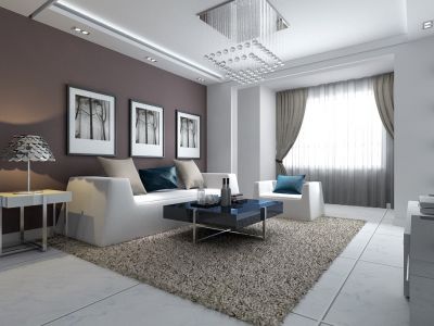 金地艺境88平现代简约风格