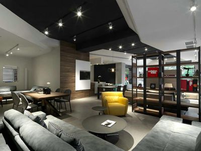 恒大御景湾200平米现代风格四居室装修案例