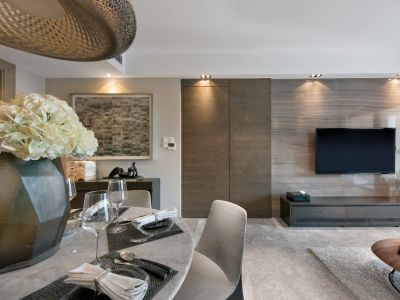 万科金域名邸110平米现代简约装修案例