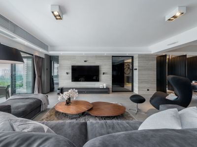 凯德世纪名都120平米极简风格装修案例