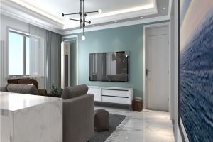 【赣州新房装修】 锦江公馆137平现代简约风格装修案例 简单放松的环境