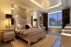 【赣州新房装修】星洲湾302平米欧式风格装修案例 尽显典雅柔美与温馨氛围