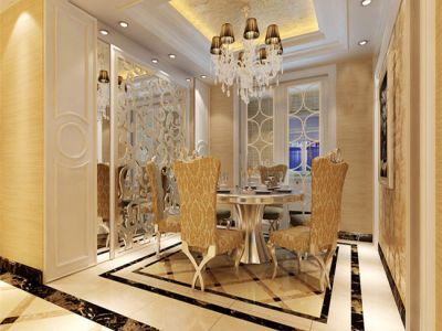 星洲湾302平米别墅装修欧式风格案例解析