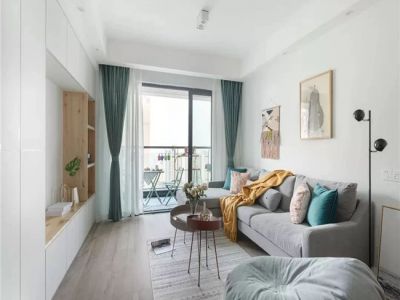 南水国际126平米三居室装修北欧风格案例解析