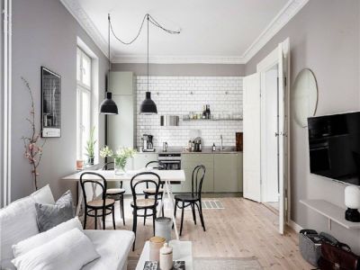 文昌家园120平米三居室北欧风格装修案例解析