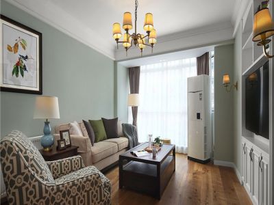 嘉福尚江府120平米三居室美式风格