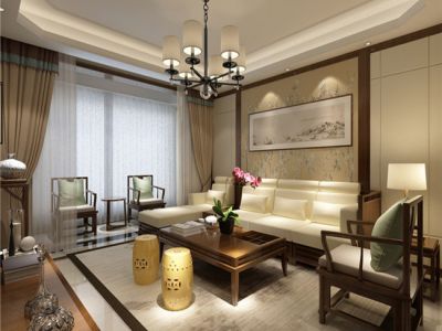 起点壹中心143平米四居室现代风格装修案例