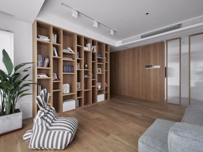 东阳花园111平米简约三居室装修案例