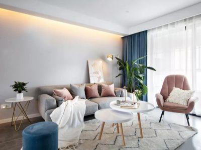 华润国际社区三居106平现代简约风格装修案例