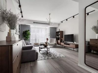 公元壹号三居110平现代风格装修案例