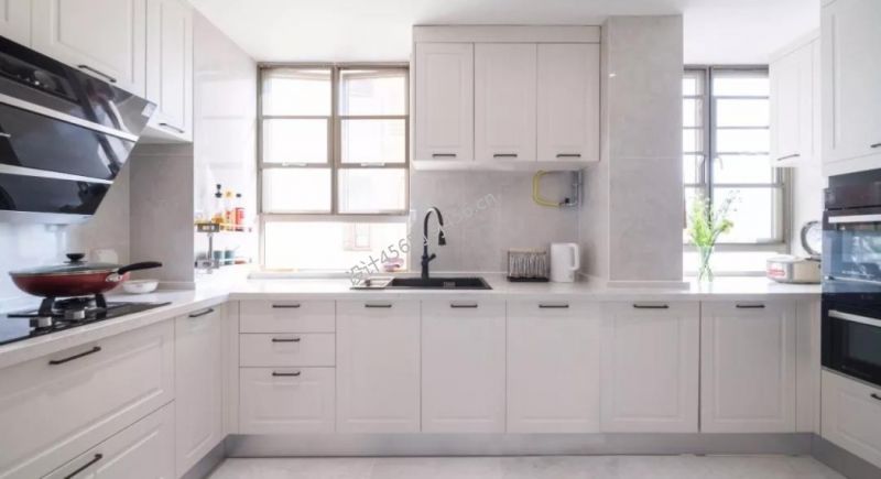 现代简约风格三居102平厨房装修图