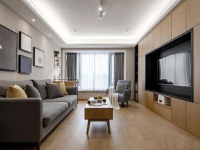 大德世家三居114平现代风格装修案例